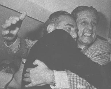 1984 - festejando el ascenso de nuestro querido Gimnasia