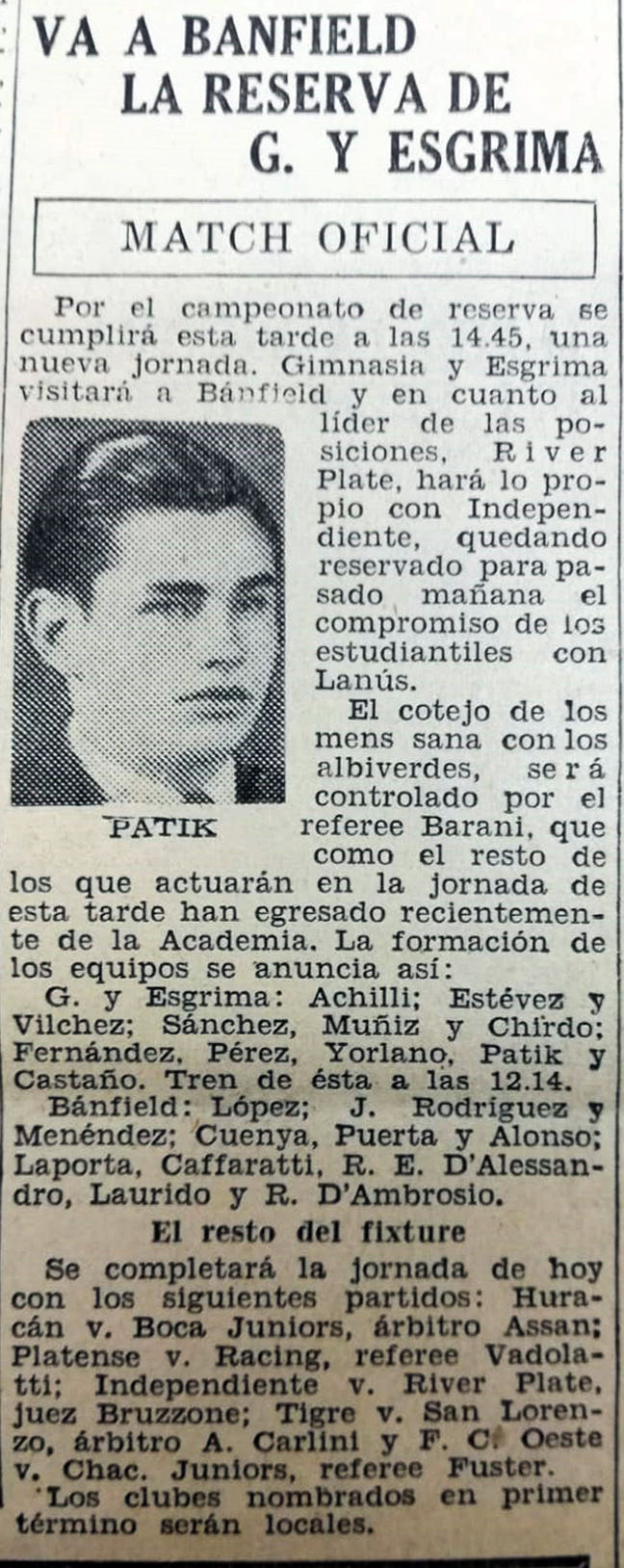 GIMNASIA 1942
