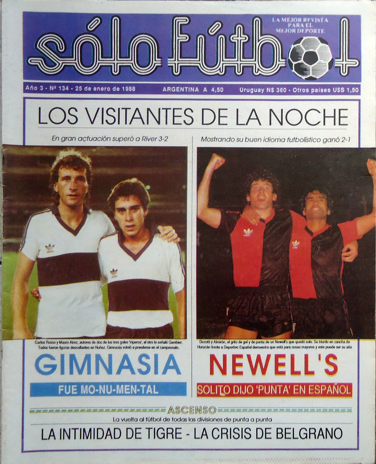 Solo Futbol#134 - Año 1988